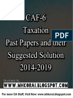 Past Paper Tax PDF