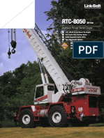 Hydraulic Rough Terrain Crane: The RTC-8050 Features The Confined Area Lifting Capacities (Calc) System