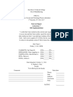 Post-Lab Report Laboratory 7 MSI Implementations