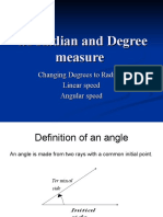 4.1 Radian and Degree Measure