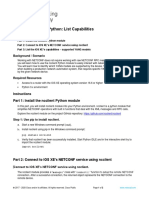 2.7 Lab - NETCONF Wpython List Capabilities