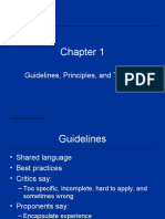 Guidelines, Principles, and Theories