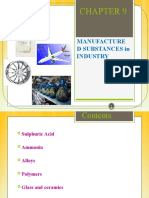 Manufacture D Substances in Industry