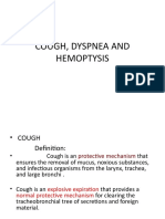 Cough, Dyspnea and Hemoptysis