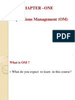 OPerations Management Introduction