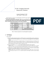 15-441 - Computer Networks Homework 2 Solution