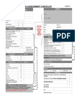 Fever Assessment Checklist: Criteria Yes No Details Patient Details