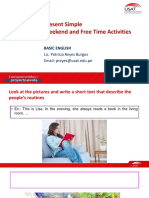 Present Simple - Free Time Activities