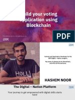 Presentation - Build Voting Application Using Blockchain