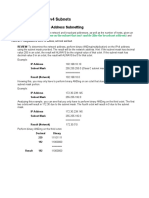 IPv4 Lab - Calculating IPv4 Subnets