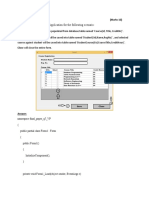 Write A C# Window Form Application For The Following Scenario