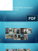 Progress Report 30 Maret - 8 April 2020