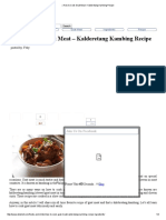 How To Cook Goat Meat - Kalderetang Kambing Recipe