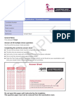 Apm Body of Knowledge 7th Edition PFQ Sample Exam Paper Digital