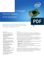 Intel® Ethernet Converged Network Adapter X710-DA2/DA4: Product Brief