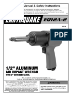 Earthquake Eq. 12A-2 Pistola de Impacto 1/2 Pulgada