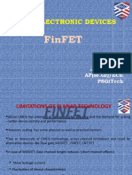 Ec8252-Electronic Devices: Finfet