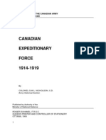 Official History of The Canadian Expeditionary Force