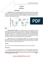 Unit III Routing PDF