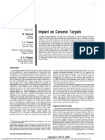 Impact On Ceramic Targets