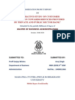 Comparative Study of Customer Satisfaction Towards Services Provided by Private and Public Sector Bank