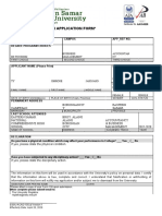 University Admission Application Form : Family Name First Name Middle Name