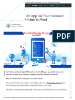 How To Build An App For Your Business - Keep These 10 Points in Mind - Medium