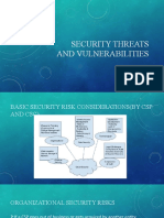 Security Threats and Vulnerabilities