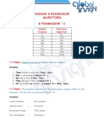 Pronouns and Possessive Adjectives PDF