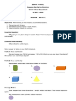 Module 1 - Solid Shapes