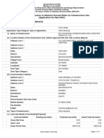 Infrastructure Use Application For External