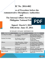 Revised Rules of Procedure Re NMC 2016-002