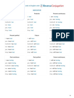 Conjugation of HAVE