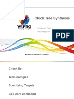 Clock Tree Synthesis: Pushpendra Patel Project Engineer