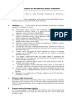 Prudential Regulations For Microfinance Banks/ Institutions: Page # 1