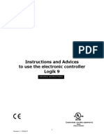 Instructions and Advices To Use The Electronic Controller Logik 9