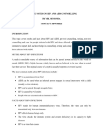 Lecture Notes On Hiv and Aids Counselling by Mr. Musonda CONTACT: 0977336942