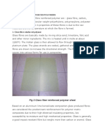 Types of Fibre Reinforced Polymers