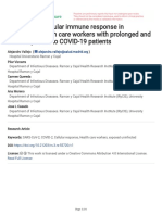 Sars-Cov-2 Cellular Immune Response in Uninfected Health Care Workers With Prolonged and Close Exposure To Covid-19 Patients