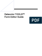 Datacolor Form Editor PDF