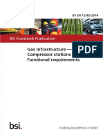 BS en 12583 - 2014 - Gas Infrastructure. Compressor Stations. Functional Requirements.