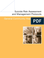 NSW Department of Health 2004 Suicide Risk Assessment and Management Protocols General Community Health Service