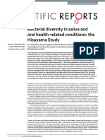 Bacterial Diversity in Saliva and Oral Health-Related Conditions: The Hisayama Study