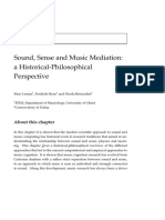 Leman - Sound, Sense, and Music Mediation.A Historical-Philosophical Perspective