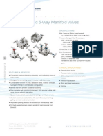 2-, 3-And 5-Way Manifold Valves: Specifications