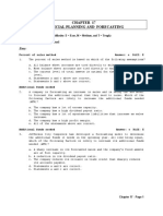 Financial Planning and Forecasting: Multiple Choice: Conceptual