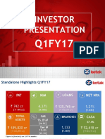 Q1FY17 Investor Presentation