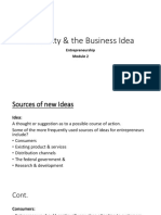 Chapter 4 Creativity and Business Idea