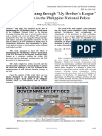 Finding Silver Lining Through "My Brother's Keeper" Squad System in The Philippine National Police