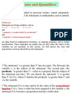 Predicates and Quantifiers